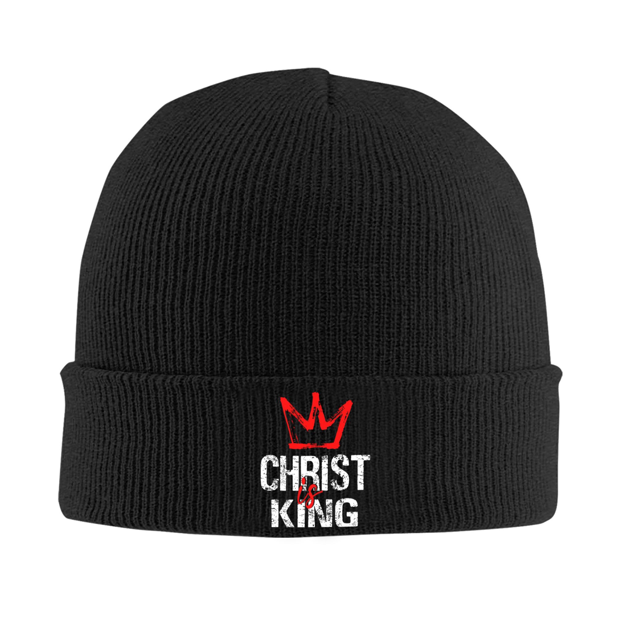Beanie Cuffed Knit - Męskie Damskie Czapki z Dzianiny Prążkowanej
