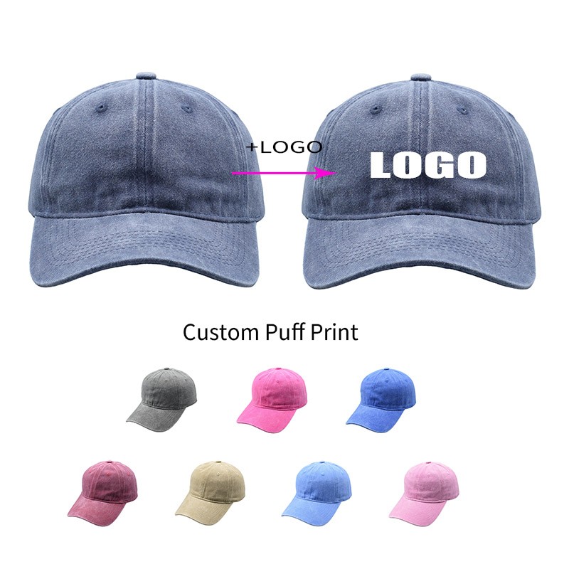 Dad Hat Cotton - Czapki z daszkiem dropshipping z własnym