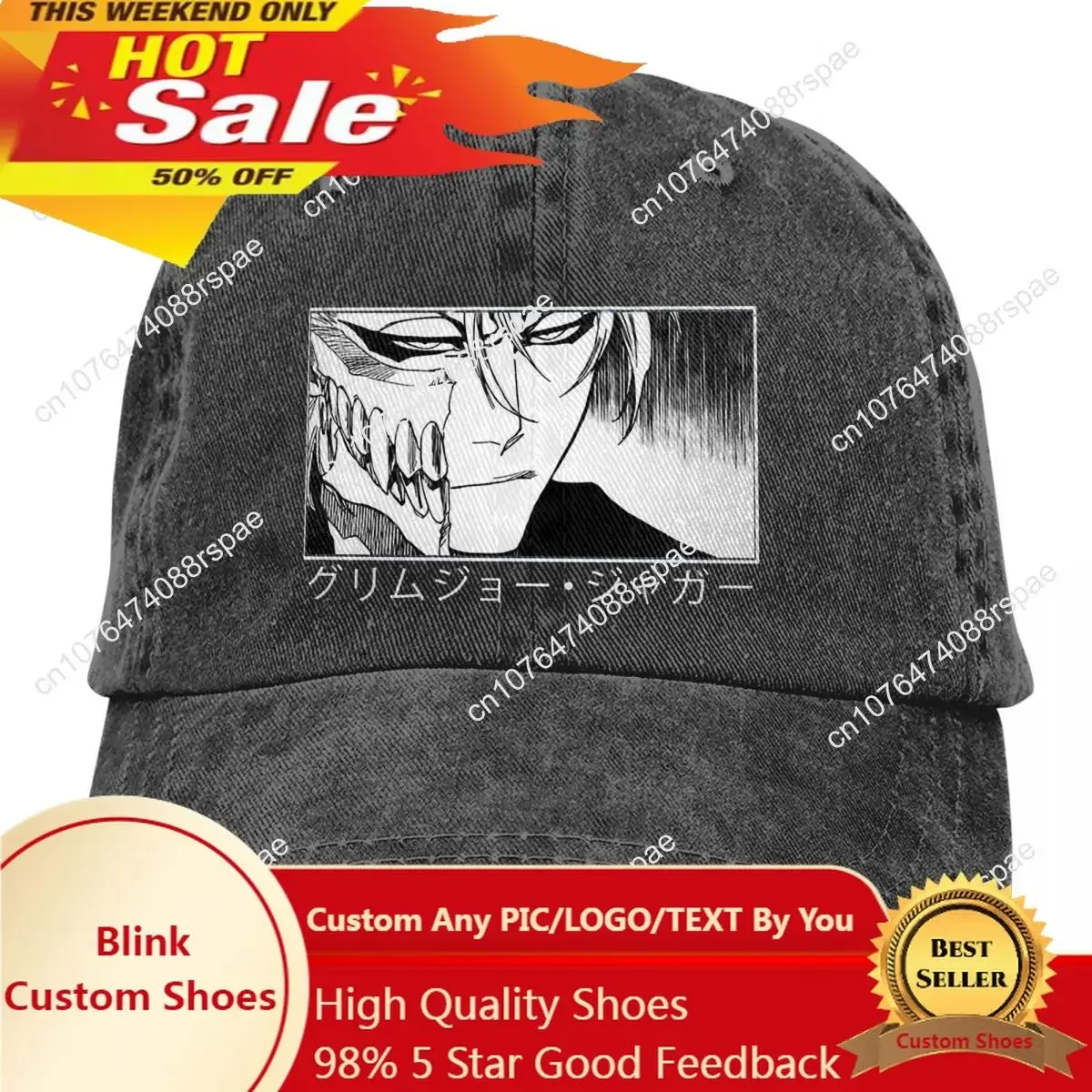 Golf Cap Dad - Męska czapka baseballowa typu trucker Grimmjow