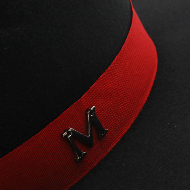 Nowy zewnętrzny czarny wewnętr – Fedora Hat Wool recenzja i cena