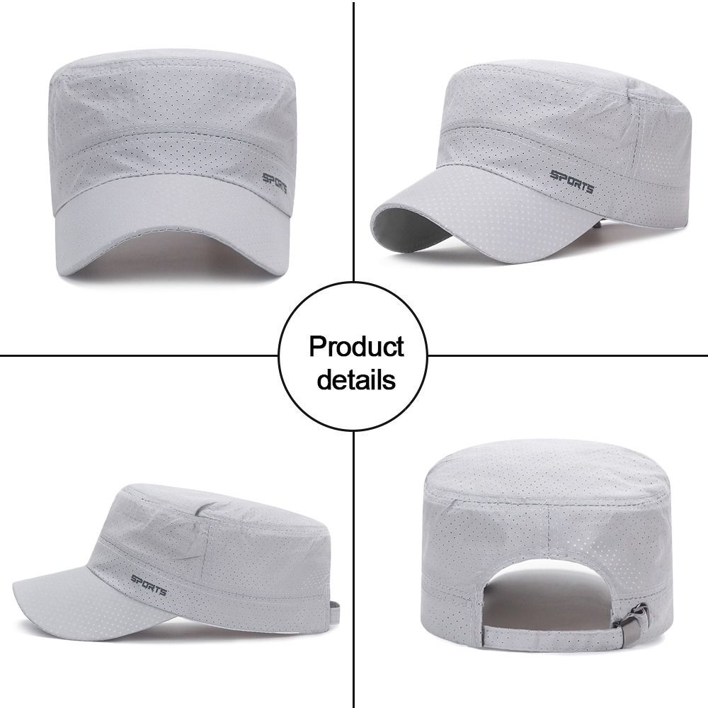 Oddychający kapelusz przeciwsł – Snapback Hat Flat recenzja i cena