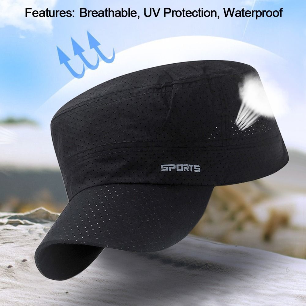 Oddychający kapelusz przeciwsł – Snapback Hat Flat recenzja i cena