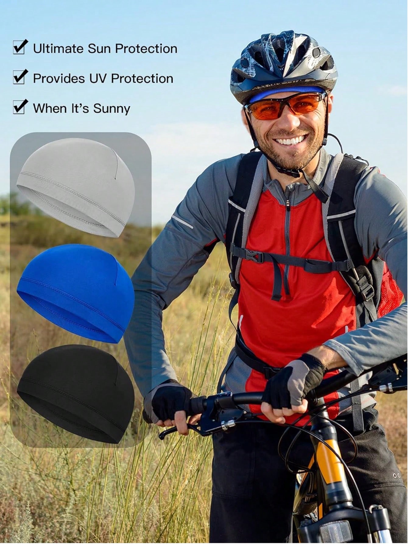 1 szt. Czapka pod kask, odprow – Skull Cap Helmet Liner recenzja i cena