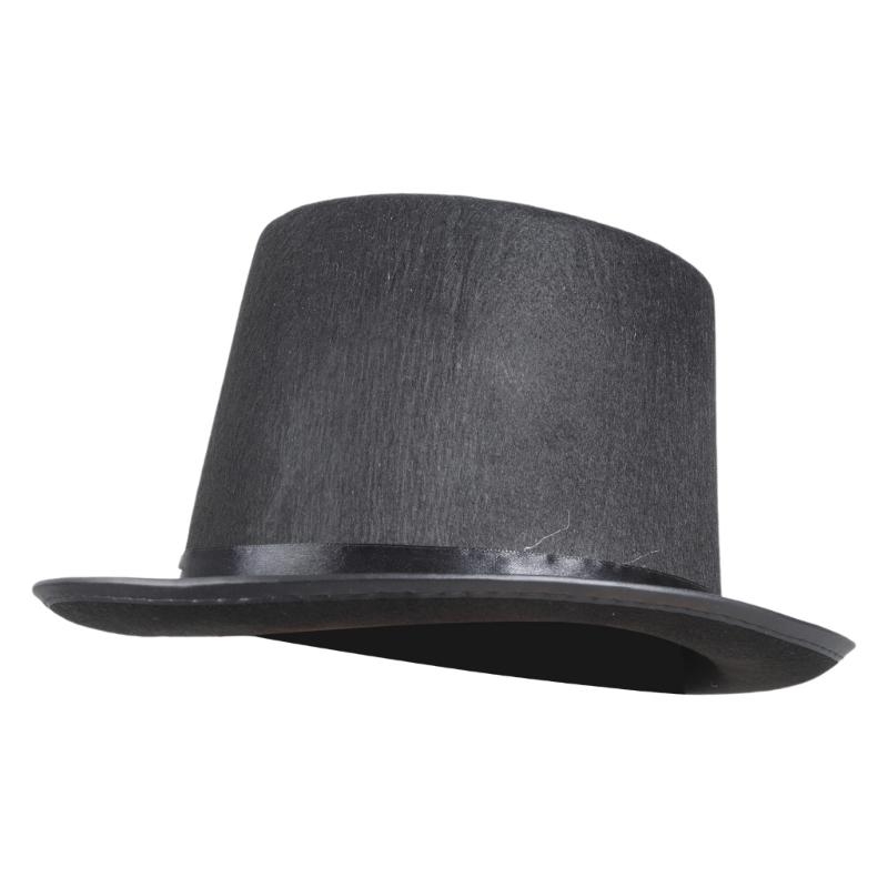 Retro Top Hat Magician Costume – Fedora Hat Wool recenzja i cena