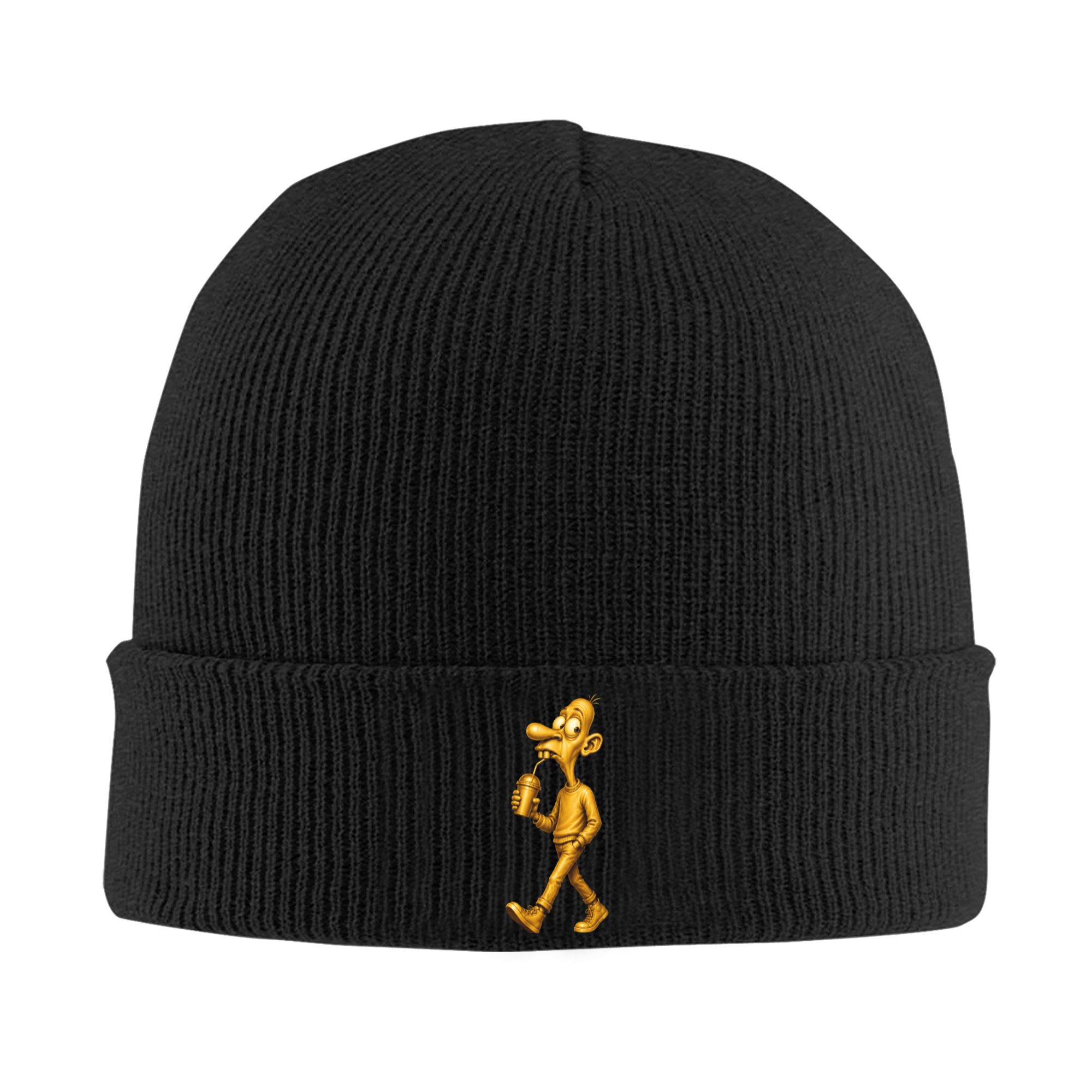 Złoty Mem Neegy Śmieszny Inter – Beanie Cuffed Knit recenzja i cena